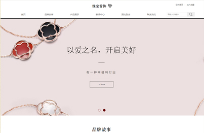 珠寶首飾類網站(zhàn)案例圖片